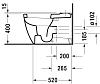 Чаша для унитаза-компакта Duravit ME by Starck 2170090000