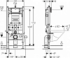 Комплект инсталляции Geberit Duofix Sigma 12 Plattenbau 111.362.00.5 с подвесным унитазом Jaquar Florentine FLS-WHT-5953 с крышкой-сиденьем микролифт