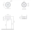 Раковина накладная Galassia Core 7306OC желтый