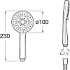 Душевая лейка Roca Stella 5B1B03C07