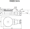 Сифон для душевого поддона Radaway № R400 SLIM R400, хром