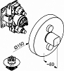 Смеситель для душа Kludi Push 386120538, хром