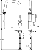 Смеситель Ideal Standard Retta B8989AA для кухонной мойки