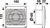 Вытяжной вентилятор Era Era 4S-02