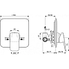 Смеситель для душа Ideal Standard Ceraplan BD252XG черный