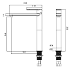 Смеситель для раковины M&Z Castello CSL00202M хром