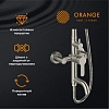 Душевая система Orange Steel с поворотным изливом, никель матовый, M99-911ni