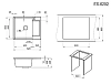 Кухонная мойка Granula ES-6202 6202, Шварц черный