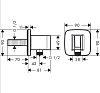 Шланговое подключение Hansgrohe Fixfit Q 26887000, хром