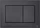 Комплект инсталляция для унитаза Tece base 9400401 с кнопкой смыва Tece Now 9240407, черный матовый