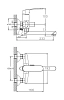 Смеситель для ванны с душем Haiba HB183 HB60183 хром