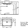 Раковина 65 см Geberit (Keramag) Renova Nr. 1 Plan 222266000, белый