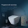 Подвесной безободковый унитаз Am.Pm Spirit V2.0 C701701SC FlashClean, с сиденьем микролифт, белый