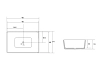 Раковина накладная Abber Rechteck AC2212 белый