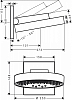 Верхний душ 250 3 jet Hansgrohe Rainfinity 26232700, белый матовый