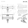 Душевой трап AM.PM MasterFlow 50 W01SC-U11-050-04SB хром