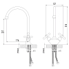 Смеситель для кухни Lemark Standard LM2105C хром