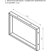 Раковина накладная Diwo Moduo 63570/00-00001251/С17824 белый