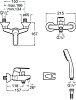 Смеситель для ванны Roca Roca Victoria 5A0125C02 с душем