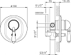 Смеситель Nicolazzi Signal 3460 BZ 75 для ванны с душем