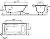 Акриловая ванна Jacob Delafon Patio 150х70 E6810RU-01