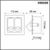 Встраиваемый спот Novotech Iman 358328