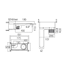 Смеситель для раковины Arrow ARM12868CP хром