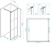 Душевая перегородка RGW Walk In WA-11B 70 см 32101170-84