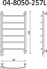 Электрический полотенцесушитель Маргроид B4 04-8050-257L 50x80 см