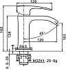 Смеситель для раковины Gappo G07-6 G1007-6