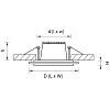 Встраиваемый светодиодный светильник Lightstar Acri 212040