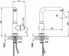 Смеситель для кухонной мойки Iddis Loft LOF1LMBi05, бронза