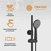 Душевая система Orange Thermo с термостатом, черный матовый, T02S3-912b