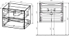 Тумба под раковину Vincea Mia VMC-2MC600RW