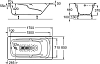 Чугунная ванна Roca Ming 170х85 2302G000R