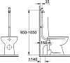 Смывное устройство для унитаза Grohe Grohe Dal 37141000