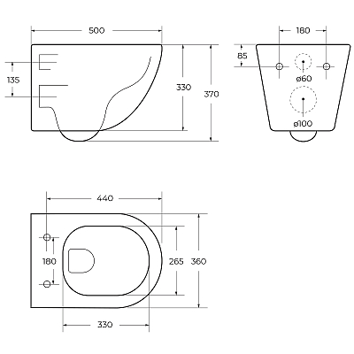 Подвесной унитаз BelBagno Sfera-Tor BB046CH-TOR/BB870SC безободковый с сиденьем микролифт, белый