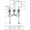 Смеситель для раковины Hansgrohe Tecturis E 73030670 черный