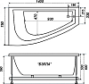 Акриловая ванна Triton Бэлла 140x75 Н0000009410