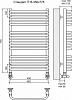 Полотенцесушитель водяной Terminus Стандарт П16 450x778
