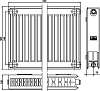 Радиатор стальной Kermi FKO 220405 тип 22