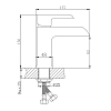 Смеситель для раковины Haiba HB10805-7 черный