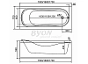 Акриловая ванна Byon Agesta Ц0000160/Ц0000167/V0000169 белый