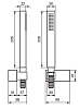 Душевая лейка Emmevi Ares 131OR золото