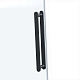 Душевой уголок Vincea Como Soft VSR-1CS8014CLB 140x80, черный, стекло прозрачное