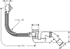 Слив-перелив Hansgrohe Flexaplus 58140180, хром