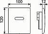 Кнопка смыва Tece Planus Urinal 6 V-Batterie 9242356 белая