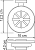 Мыльница Wasserkraft Lippe 6529