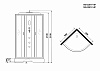 Душевая кабина Niagara Classic 90x90 NG-3301-14F с гидромассажем