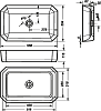 Раковина Sanita luxe Line 55 LINSLWB01 белый